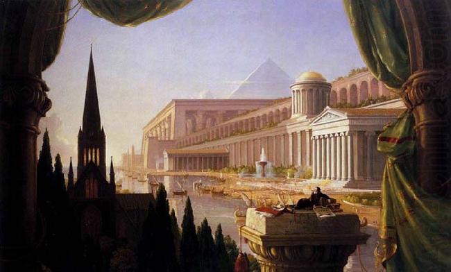 Thomas Cole The Architect-s Dream china oil painting image